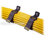 Rip-Tie CinchStrap-EG 1.0x10" (Black, 10 Pack)