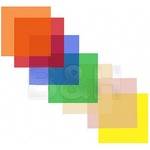 Norman 810506 Color Gel Pack - 7 Assorted 10" Gel Filters