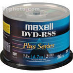 Maxell DVD-R Shiny Silver, Thermal Printable (Spindle Pack of 50)