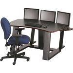 Winsted E4420 59"W Digital Desk with Low Back Shelf