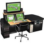 Winsted 2-Bay LCD/3 Console with Rack Cabinet