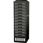 Winsted V9020 DVRack - 45U Equipment Rack with Filtered Fan (Black)