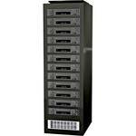 Winsted V9021 DVRack - 45U Equipment Rack with Filtered Fan (Black)