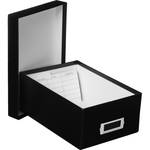 Print File Archival Photo Box - 7.5 x 4.5 x 11.25" - Black