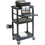 Luxor LT45LL-B Stand-Up Laptop Station With Locking Lid