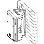 Electro-Voice MB-5 - Wall or Ceiling Mounting Kit for ZX5 Speakers - White