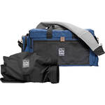 Porta Brace DV Organizer Case with QS-M4 Mini Rain Slick (Signature Blue)