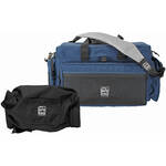 Porta Brace DVO2U-QS-M3 DV Case with QS-M3 Quick Slick Mini Rain Cover (Signature Blue)