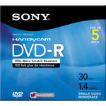 Sony 1.4 GB DVD-R (5 Discs)