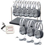 Hamilton Buhl HH/JBP-8SV/HA5 Deluxe Eight-User Stereo Headphone Listening System