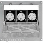 Altman Flush Floor Box 3- 20 Amp Twist-Lock Receptacles