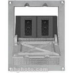 Altman Flush Floor Box 2- 20 Amp Stage Pin Receptacles