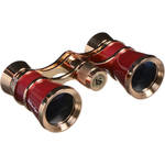 LaScala Optics 3x25 Aida Opera Glass (Burgundy & Gold)