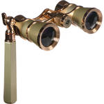 LaScala Optics 3x25 Iolanta Opera Glass (Titanium & Gold)