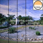 Schneider 4.5" Coral 1/2 Water White Glass Filter