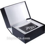 Archival Methods Onyx Portfolio Box - 16.25 x 20.25 x 4" - Black Buckram/White