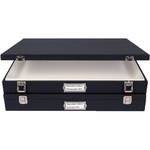 Archival Methods Solander Museum Case - 30.5 x 40.5 x 2.5" - Black with White Lining