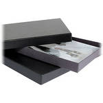 Archival Methods Print Lux Box - 8-1/8 x 10-1/8 x 1-1/8" - Black with Black Lining