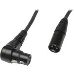 Pro Co Sound MasterMike XLR Male to XLR Angled Female Cable - 50'