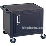 H. Wilson 24.5" Tuffy Cart with Cabinet and Electrical Assembly (Black)
