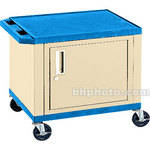 H. Wilson 24.5" Tuffy Cart with Cabinet and Electrical Assembly (Blue/White)