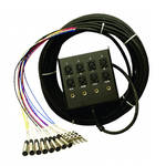 Pro Co Sound StageMaster Snake 12 Channel Stagebox to Fanout (8x Send + 4x 1/4" TRS Stereo Phone Male Return) (50')