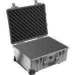 Pelican 1560 Case with Foam (Silver)