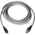 Belkin FireWire 4-pin to 6-pin DV Cable -14 ft