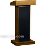 Oklahoma Sound 46" High #800x Sound Lectern (Walnut Laminate)