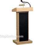 Oklahoma Sound 46" High #800x Sound Lectern (Lt. Oak  Laminate)
