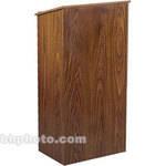 Oklahoma Sound Full Floor Lectern #222 (Walnut Laminate)