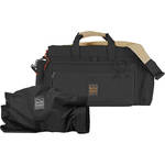 Porta Brace DVO2R-QS-M3 DV Case with QS-M3 Quick Slick Mini Rain Cover (Black with Red Trim)