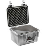 Pelican 1300 Case with Foam (Silver)