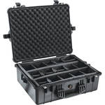 Pelican 1604 Waterproof 1600 Case with Dividers (Black)