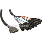 ALVA BO25MXLR4M4F3PRO Digital AES to (4) XLR Male & (4) XLR Female (9 ft)