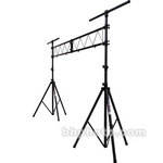 On-Stage Lighting Stand with 10'  Truss - Black