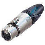 Neutrik NC4FX Four-Pin XLR Connector- Silver