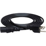 Hosa Technology Black Extension Cable w/ IEC Female - 8'