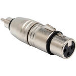 Hosa Technology Audio Cable XLR Female to RCA Male Adapter