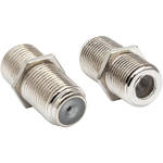 Hosa Technology Coaxial Video Cable RF Female to RF Female Adapter - 2 Pack