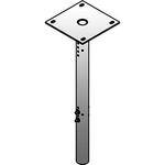 Chief CMA100S 8" Ceiling Plate with Adjustable 1.5"  NPT Column (Silver)