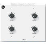 Crown Audio 4-VCAP - 2-Gang Wall Control Panel for VCA-MC