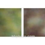 Botero 810 Double Sided Muslin Background, 10x12' - Bright Green/Brown