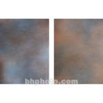 Botero 806 Double Sided Muslin Background, 10x24' - Blue, Violet/Orange, Blue