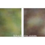 Botero 810 Double Sided Muslin Background, 10x24' - Bright Green/Brown