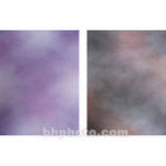 Botero 812 Double Sided Muslin Background, 10x24' - Violet, Grey/Maroon