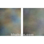 Botero 814 Double Sided Muslin Background, 10x24' - Blue, Tan/Green, Tan