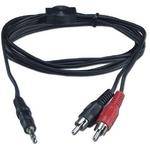 Communications Specialties Stereo Mini (3.5mm) to 2x RCA Audio Cable - 6'