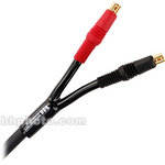 Monster Cable Combo Amp Faston to Faston Speaker Cable - 1.6'