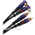 Monster Cable Prolink DJ Series RCA Angled Male Pair to RCA Male Pair Cable - 6.5'